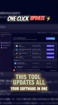 Your PC is Slow? Fix It in 1 Click! ⚡ #iobit #softwareupdater #iobitsoftwareupdater #shorts