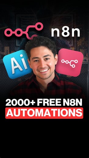 Nick Saraev on Instagram: "Comment "AGENTS" to get over 2000 Free AI Agents and Automations workflows built inside n8n. Someone just dropped thousands of AI workflows into a single GitHub repo. No fluff. Just real, ready-to-use automations built for one thing — getting stuff done with n8n. I stumbled on it by chance. Thought it would be a small set of examples. What I found was 2,053 complete workflows. And trust me — this isn’t basic “send-email-when-form-submitted” automation. These are actual