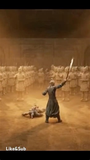 Terracotta battle of two soldiers #sora #ai #cinematic #action