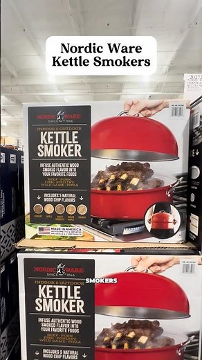 Nordic Ware Indoor & Outdoor Kettle Smoker at Costco! 🔥🥩✨