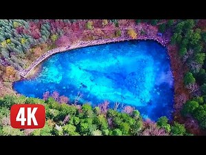 JIUZHAIGOU fantastic view by drone of the most overwhelming valley in China now in 4K. MUST SEE!