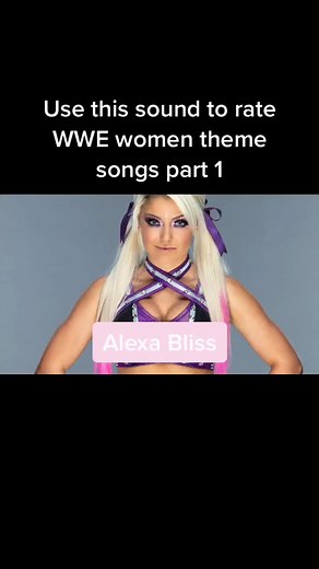 Rate the WWE women theme songs part 1 and I will do one of these for the men soon #wwe #wrestling #wwethemesongs #ratingwwethemesongs