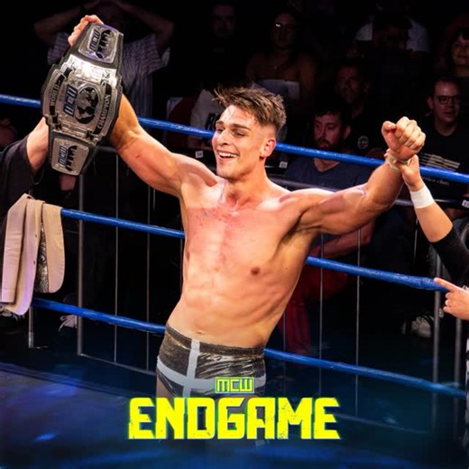 Melbourne City Wrestling on Instagram: "END GAME RESULTS @robbiethorpewrestler emerged victorious in the Fatal Four-Way to capture the vacant MCW World Heavyweight Championship, ending the year at the top of the mountain. Watch the full event streaming NOW on YouTube - see link in bio. #MCWEndGame | @digital_beard"