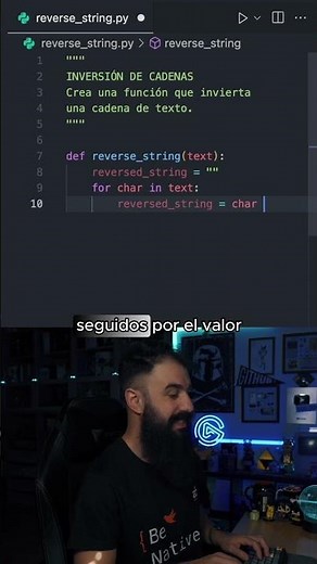 🚀 MINI RETO: Inversión de cadenas