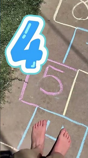 Hopscotch NUMBER Challenge🔢 #kidslearning #kidssongs