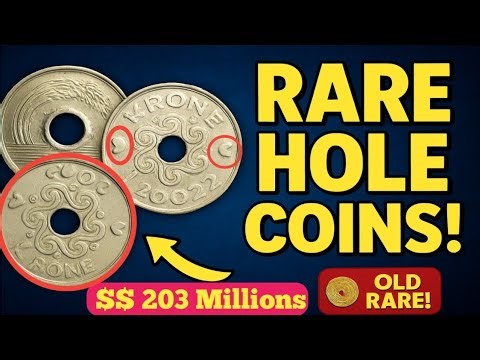 Rare Hole Coins Explained:The Hidden Story Behind Danish & Japanese 1 Krone Coins | Old Coin History