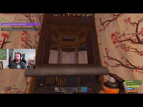 Building the BUNGUS KNIGHTS BASE on Burnt Peanut's Rust Server