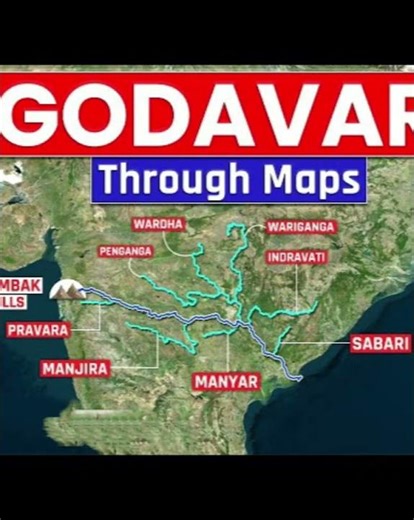 Godavari river system its left & right Bank