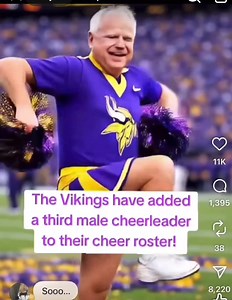 31K views · 544 reactions | Only positive we see is at least the male cheerleaders shaking their booties on the sidelines know they're GUYS and are not claiming to be women. Otherwise the only advice we have is: JUST WATCH HOCKEY. #VikingsCheerleaders #Walz #MN | Deplorable Housewives of the Midwest | Facebook