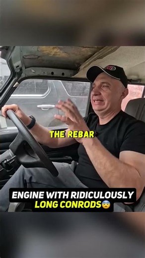 We build an engine with meter-long connecting rods