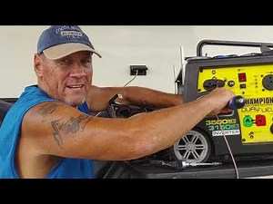 CHAMPION GENERATOR / INVERTER NEW ROPE & BATTERY