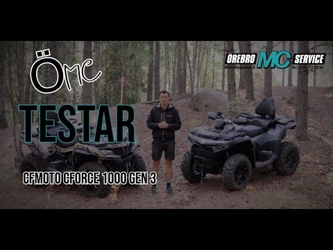 ÖMC testar NYA CFMOTO CFORCE 1000 Gen 3