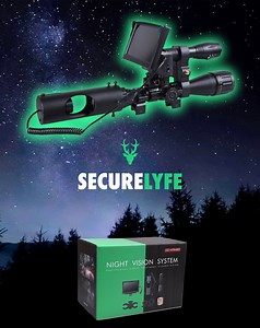 Better 𝘼𝘾𝘾𝙐𝙍𝘼𝘾𝙔 with precision 🎯 ✅ Easy Aiming 🔴 Record HD Videos Photos 🌓 Perfect for Day & Night Sale Ends Soon ➡️ https://www.securelyfe.com/products/clearvision-pro-night-vision-system | Secure Lyfe