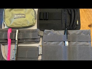 Velcro Admin Panel & Pouch Rundown! Customize your internal organization!
