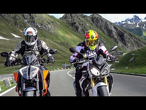 KTM Super Duke R vs BMW S 1000 R - Power-Duell am Planet der Alpen - Alpenmasters 2020 Teil 2/4