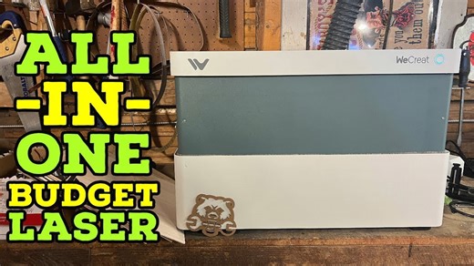 All-In-One Laser for Shop, Hobby, and More – WeCreat Vision 20W Laser Cutter Review