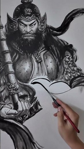 Ink Painting | Fortune Arrives, Strength Endures — The Tiger’s Blessing #art #painting #drawing