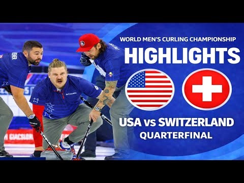 USA vs Switzerland Curling Quarter Final Full Highlights | LGT World Men's Curling Championship 2026