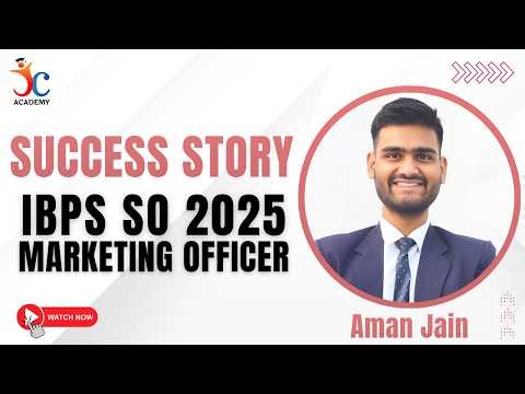 IBPS SO Marketing Officer Success Story | Aman Jain Preparation Strategy & Interview Experience