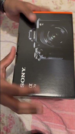 Sony alpha A7 ii unboxing