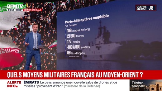 Porte-avions Charles de Gaulle, frégate Languedoc ... Quels sont les dispositifs militaires français présents au Moyen-Orient ?