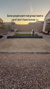 We were quoted $7,000 to install turf… sooo we did what any slightly unhinged DIY couple would do & we did it ourselves for about $1,200. It was a lot of sweat & and a few “what were we thinking” moments 😅 But walking on that turf for the first time? SO worth it. Follow along as we turn this rocky backyard into a desert Hawaiian oasis 🌵🌴 #diyprojects #homeimprovement #turf | Juliecarmonahome