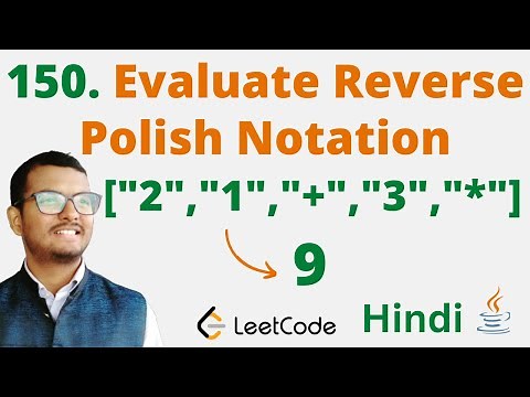150. Evaluate Reverse Polish Notation || Java || Leetcode || Hindi