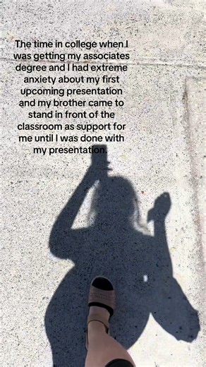 Brother Stood Up For Me During My First Presentation