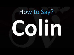 How to Pronounce Colin (CORRECTLY!)