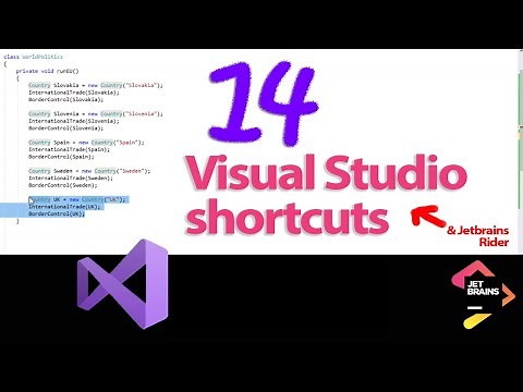 14 Visual Studio (and Rider) shortcuts that will CHANGE YOUR LIFE