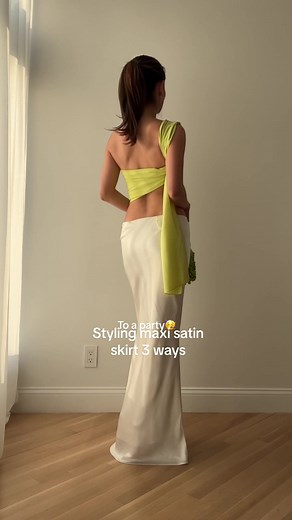 3 Ways to Style Your Satin Maxi Skirt for Summer