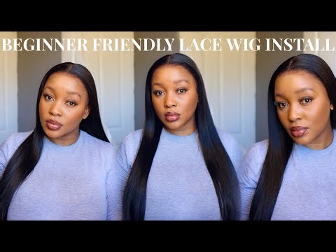 FLAWLESS FRONTAL WIG INSTALL TUTORIAL FOR BEGINNERS | LUVME HAIR