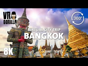 Bangkok, Thailand Guided Tour in 360 VR - Virtual City Trip (Teaser)- 8K 360 Video