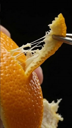 Orange Peel Zest Removal in Extreme Close-Up | Satisfying Citrus ASMR"
