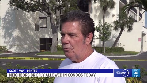 Residents of Clearwater condo return to grab their belongings after being evacuated for structural concerns