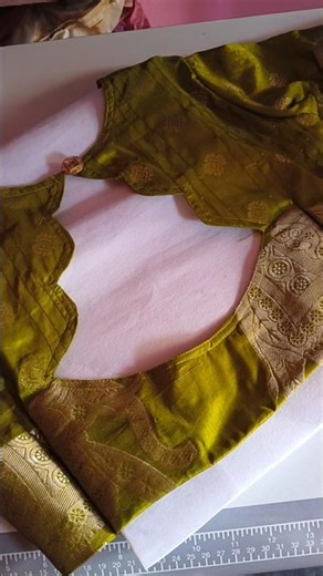 Traditional Boat Neck Blouse Design Cutting #blousecutting #fashion