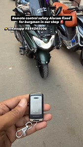 31K views · 634 reactions | Remote control safety Alaram fixed for burgman in our shop  whatsapp 9884245006 #pudupet_munavarelectrical #control #safety . @pudupet_munavarelectricals . @fiting_point | munavar electricals | Facebook