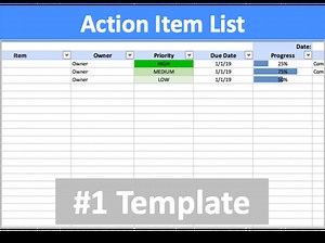 Action Item List Free Online Digital Best Practices, Tools & Templates