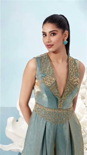 Teal green jumpsuit outfit ideas | Nykaa Luxe haul 💫 #tealjumpsuit #seagreenoutfit #nykaaluxe