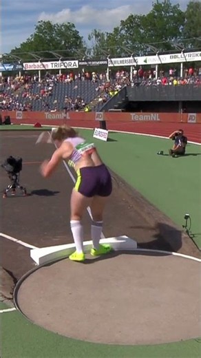 HOME WIN 🇳🇱 World champion Schilder takes the women's shot put with 20.03m in Hengelo