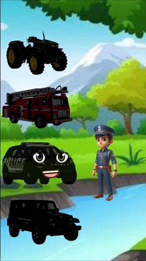 "🚨Epic Police Car Chase | 3D VFX Animation Short🚓🔥 video#vfx#animation#3danimation#trendingshorts