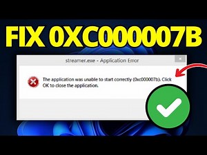 How To Fix 0xc000007b Error on Windows 10/11
