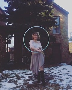 51K views · 120 reactions | Amazing Hula Hoop Dancing!  Artist: Rachel Sullivan - Dances with Circles | AMORQ | Facebook