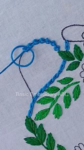 basic hand embroidery palestrina stitch for beginners 2 | Basic Embroidery ABC