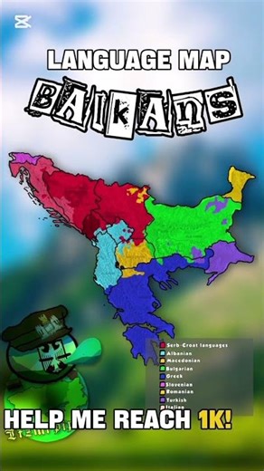 Language map of balkans #history #geographythroughmaps #geography #geoportal #europe #map #mapping