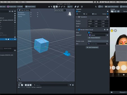 【入门】SnapChat Lens Studio 第一步，帮助创作者更快地构建镜头并更好地合作