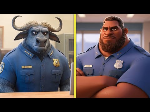 What If Zootopia Characters Were Human? 😱 Pixar 3D AI
