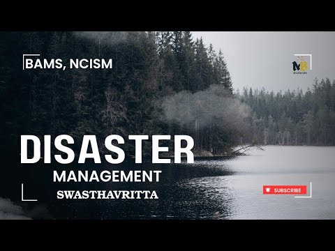 Disaster Management in Ayurveda 🚨 | BAMS Lecture | #ayurveda #bams #ncism