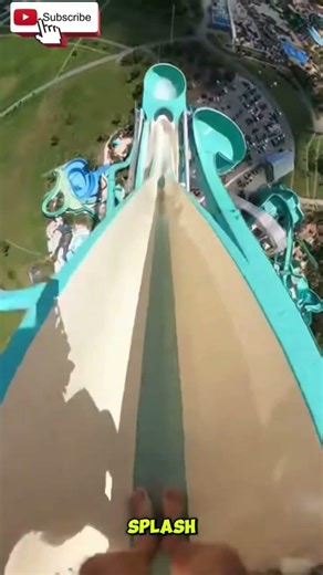 POV: Instant Vertical Drop from the World’s Most Insane Water Slide