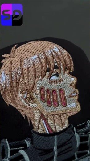 Detailed character embroidery like this shows the true power of precision digitizing #embroidery